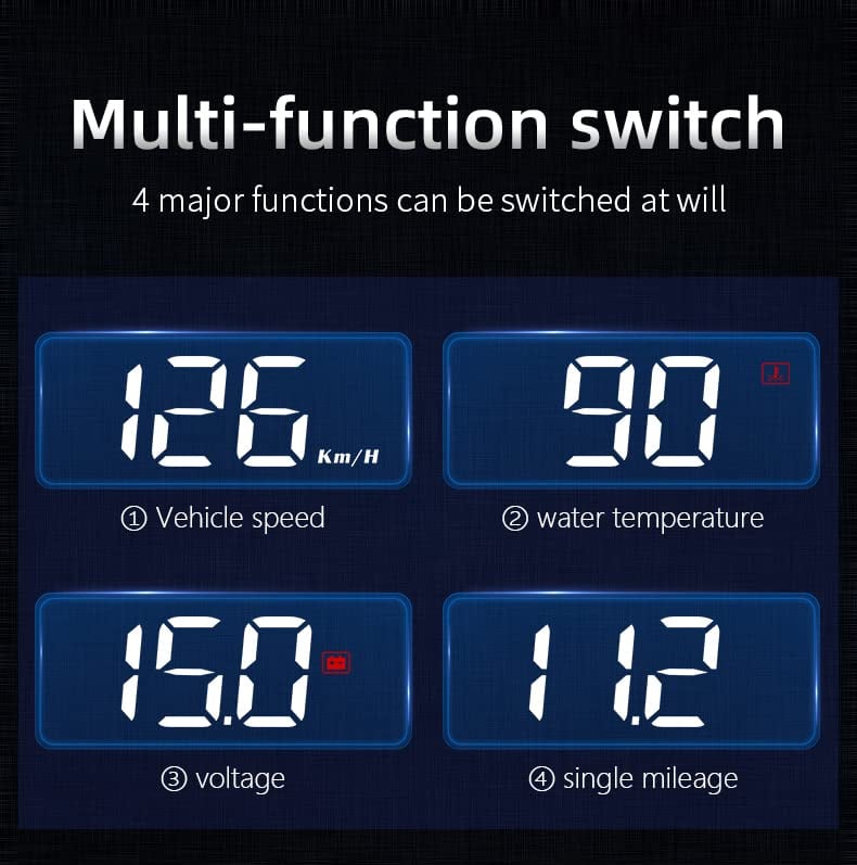 š„BUY 2 GET 10% OFFšCar HUD Speedometer Display Windshield Projectorš