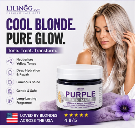 Moisturizing Purple Hair Mask, Long-Lasting Fragrance