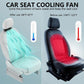 Car Headrest Cooling Fan with 3 Speeds