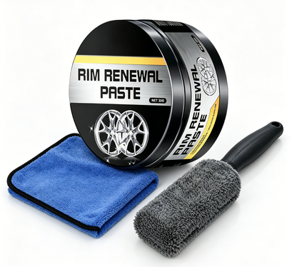 All-in-One Wheel Care & Restoration Paste + FREE brush & towel (limited offer)