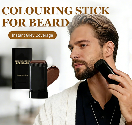🧔 Men’s Beard Coloring Stick – Instant Gray Coverage for a Natural, Polished Look ✨💈