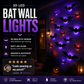 Halloween 3D Bat Decor Stickers Set