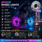 LED Cycling Wheel Hub Lights