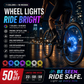 LED Cycling Wheel Hub Lights