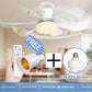 40W LED Ceiling Fan Light – 52cm Ultra-Quiet with Remote