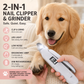 2 In 1 Nail Clipper Grinder With LED
