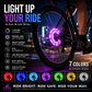 LED Cycling Wheel Hub Lights