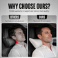 Ergonomic memory foam car headrest pillow
