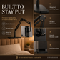 Hidden tablet stand – fits gaps, 4 joints, 360° rotation, hands-free!