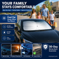 🌈 Foldable windshield sunshade