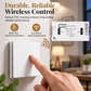 No-Wiring Wireless Light Switch Kit – Includes Self-Adhesive Wall Switch and Receiver