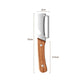 Stainless Steel Sharp Peeler with Wooden Non-Slip Ergonomic Handle, Built-In Bottle Opener, Long-Lasting Construction for Fruits & Vegetables, Essential Kitchen Tool