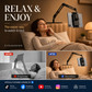 Hidden tablet stand – fits gaps, 4 joints, 360° rotation, hands-free!