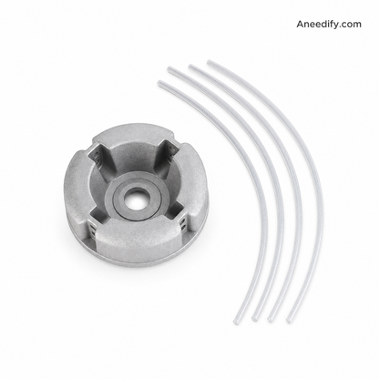⚙️ 50% OFF NOW! 🌿 Aluminum Trimmer Head – 4-Line Cutting & Universal Fit – Heavy-Duty & Easy Line Replacement 🏡
