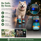 Breathable Dog Paw Protector Boots – Car Interior Scratch Guard & Outdoor Trail Protection with Luminous Design
