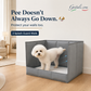 3-Wall Anti-Splash Dog Toilet – Protects Floors & Walls, Foldable, Space-Saving ✨