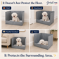 3-Wall Anti-Splash Dog Toilet – Protects Floors & Walls, Foldable, Space-Saving ✨