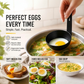 🍳 Hanging Ear Poached Egg Molds – Perfect Spa Eggs Every Time 🍳