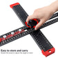 25-Inch Adjustable Aluminum T-Square – Locking Angle Guide & Imperial Ruler for Woodworking and DIY