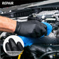 100 Food-Safe Disposable Nitrile Gloves – Latex-Free & Powder-Free for Cooking, Cleaning, Auto Repair & BBQ