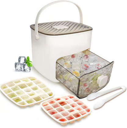 🔥Summer Hot Sale 50% Off🧊Portable Ice Maker with Lid and Storage Box (48 cubes).