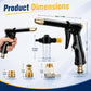 💪BUY 2 GET 1 FREE!!🏆High-Pressure Water Jet Gun💦Ergonomic Grip • Booster Nozzle • Hose Included-Powerful Car Wash🚗 Garden Watering🌻Effortless to Use!👍