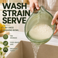 🍚 Wash Rice Without Losing a Grain – Fine Mesh Colander Bowl with Handle