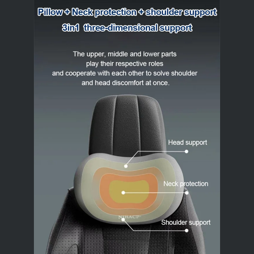 🔥Limited Sale 50% OFF🎁 Car Headrest Neck and Lumbar Pillow 😍