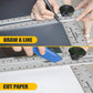 24-Inch Adjustable Aluminum T-Square – Locking Angle Guide & Imperial Ruler for Woodworking and DIY