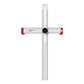 24-Inch Adjustable Aluminum T-Square – Locking Angle Guide & Imperial Ruler for Woodworking and DIY