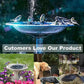 💧50% OFF NOW! ☀️ Solar Fountain Bird Bath Pump – 1.4W Solar Panel, 4 Nozzles & Submersible for Pond, Garden & Pool 🐦