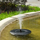 💧50% OFF NOW! ☀️ Solar Fountain Bird Bath Pump – 1.4W Solar Panel, 4 Nozzles & Submersible for Pond, Garden & Pool 🐦