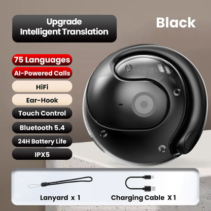 Bluetooth AI Translation Headset