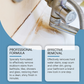 All-in-one bathroom stain cleaning set