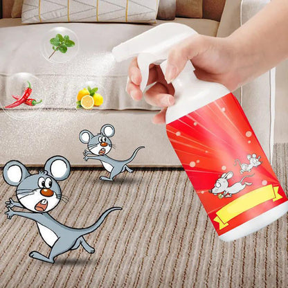 Bottled Herbal Essential Oil Rat Repellent — Non-toxic and harmless to humans.