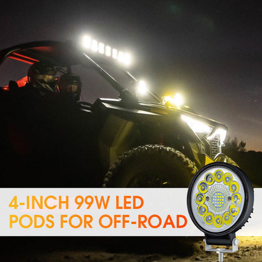 🔥 LAST DAY PROMOTION - 50%OFF 🔥4-inch 99W LED Pod for Off-Road