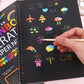 ⏳Limited-time 41% off⏰ Rated 5/5 by 10,000+ Users Creative Rainbow Scratch Art Notebook