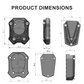 Motorcycle Kickstand Enlarger Pad