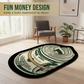 Money Stack Print Non-Slip Floor Mat