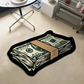 Money Stack Print Non-Slip Floor Mat