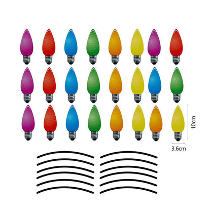 🔥Christams Hot Sale 49% OFF🔥Reflective Light Bulb Magnet Decoration Set
