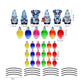 🔥Christams Hot Sale 49% OFF🔥Reflective Light Bulb Magnet Decoration Set