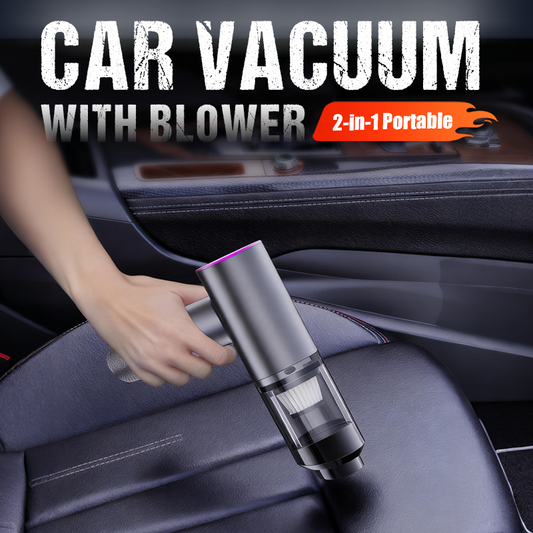 2-in-1 Portable Car Vacuum with Blower