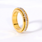 ⏳Time-Limited Special⏰Titanium Steel Rotatable Spinner Ring with Zirconia