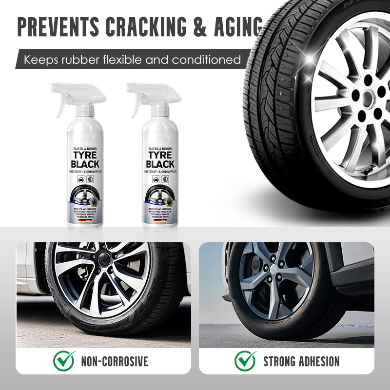 Car Rim Spray Protector Plastics & Rubber Tyre Shine & Protector Spray – lilingg