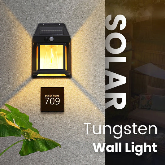 🎁50% OFF! &Buy two- Get free shipping💡 SOLAR WALL LIGHT - Motion Sensor & Weatherproof, Automatic Dusk to Dawn Operation, Easy Installation for Garden and Pathway 🌟🛒
