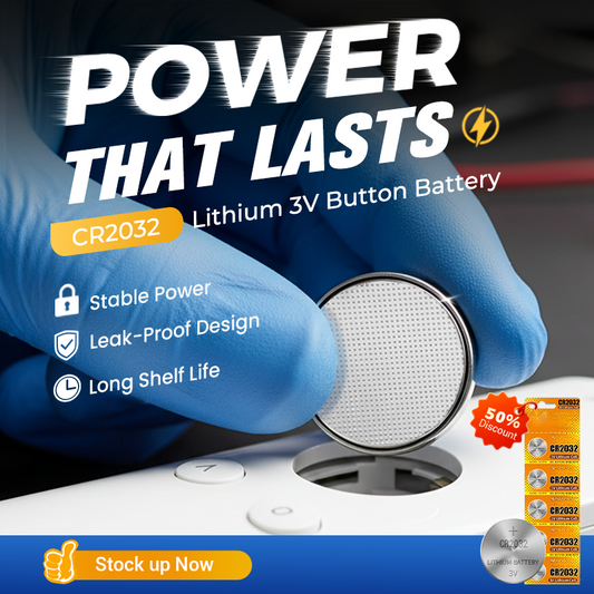 ⚡CR2032 Lithium 3V Button Battery⚡Hot Sale 35% OFF!! In That Special Season🎄