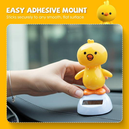 Watch this. I dare you not to smile. 😊  This solar-powered dancing chick brings pure joy to your dashboard—no batteries, just sunshine-powered happiness. The perfect gift to spark smiles on every drive! 🌞🚗💃