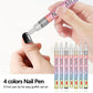 🎁 12-Color Professional Nail Art Pen Set – Ultra-Precise 0.7 mm Tip & Quick Drying ✨💅