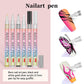 🎁 12-Color Professional Nail Art Pen Set – Ultra-Precise 0.7 mm Tip & Quick Drying ✨💅